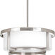 Dynamo 3 Light 17 inch Brushed Nickel Pendant Ceiling Light