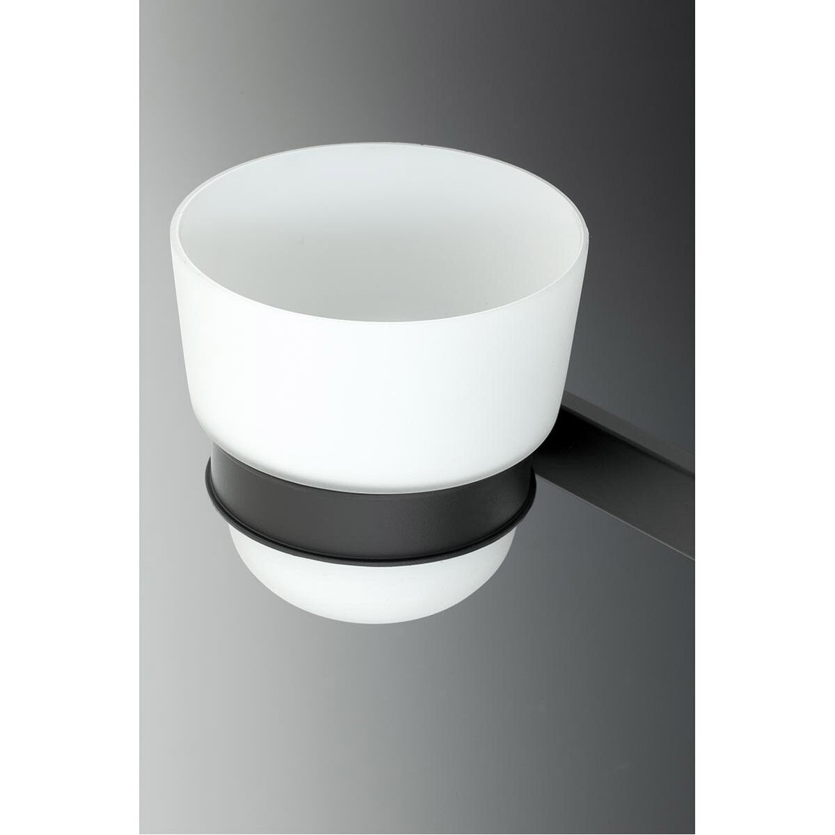 Index 2 Light 15 inch Matte Black Bath Vanity Wall Light