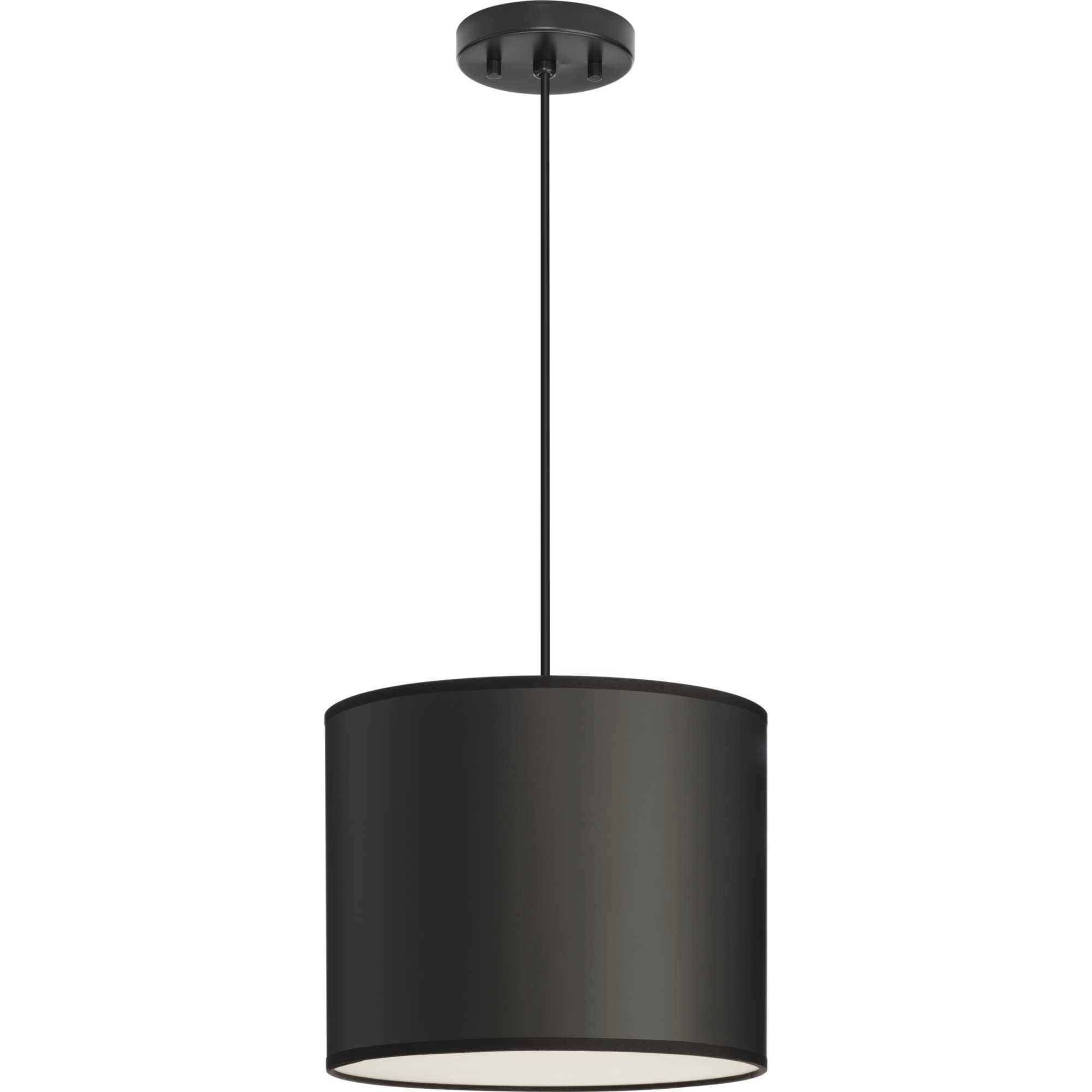 Markor 1 Light 12 inch Brushed Nickel/Matte Black/Vintage Brass Drum Pendant Ceiling Light