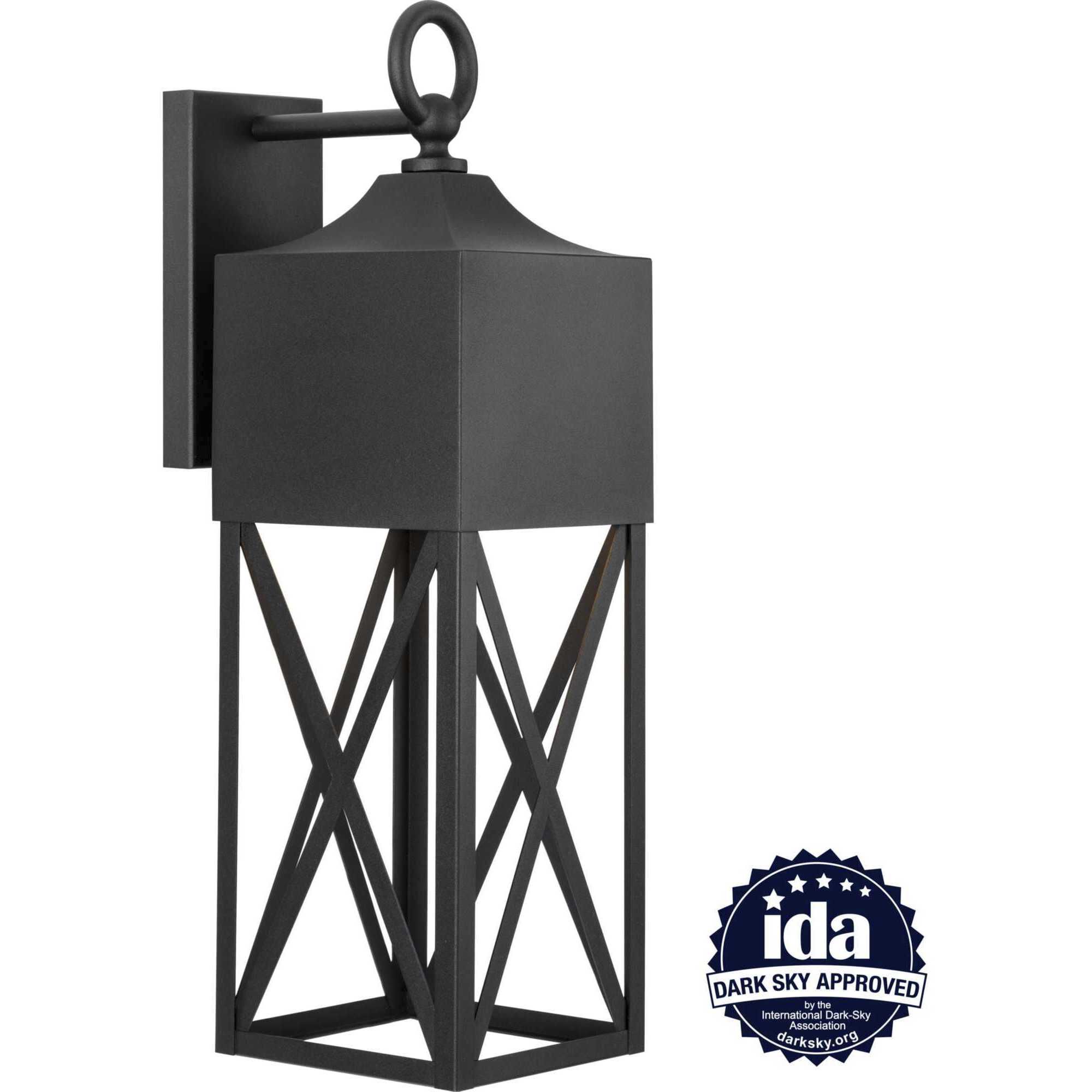 Birkdale 1 Light 23 inch Textured Black Outdoor Wall Lantern