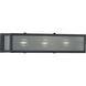 Dwyer 3 Light 22 inch Matte Black Bath Vanity Wall Light