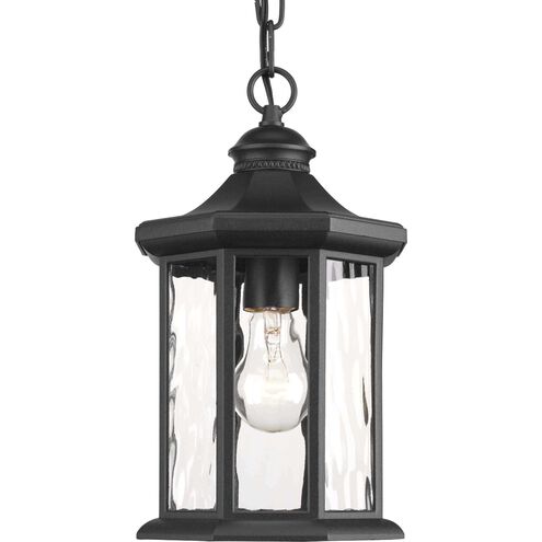 Edition 1 Light 7 inch Textured Black Outdoor Hanging Lantern