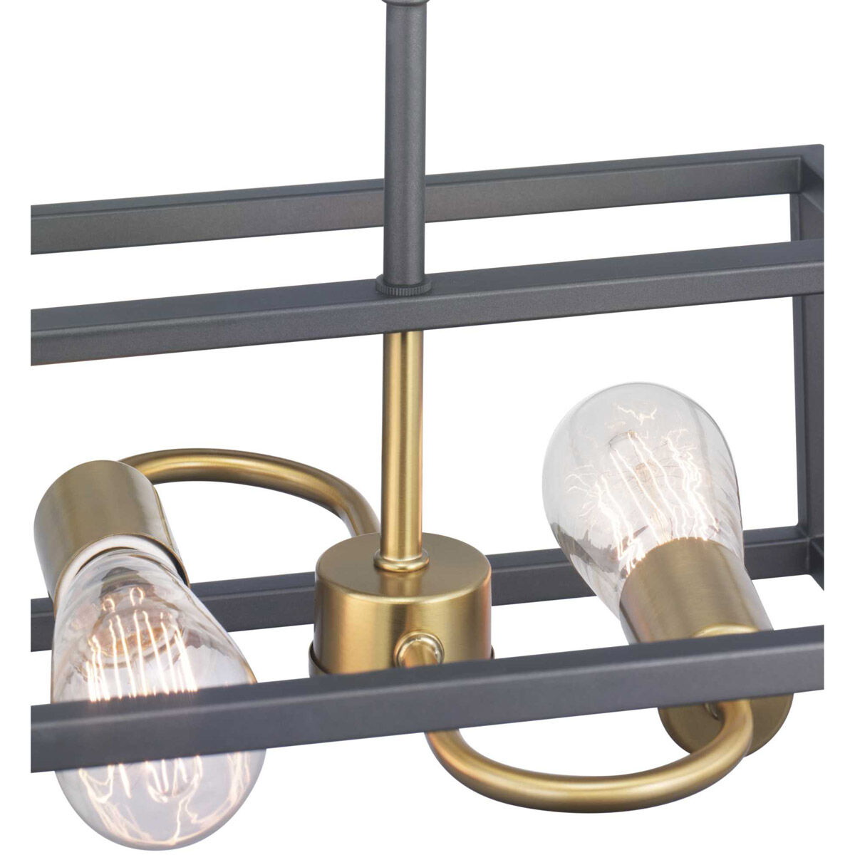 Blakely 2 Light 17 inch Graphite Semi-Flush Mount Convertible Ceiling Light, Design Series