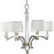 Roxbury 6 Light 25 inch Classic Silver Chandelier Ceiling Light