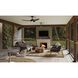 Conte 52 inch Matte Black Outdoor Ceiling Fan