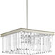 Glimmer 2 Light 13.63 inch Silver Ridge Semi-Flush Mount Convertible Ceiling Light, Design Series