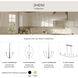Jheni 3 Light 18 inch Brushed Nickel Foyer Pendant Ceiling Light