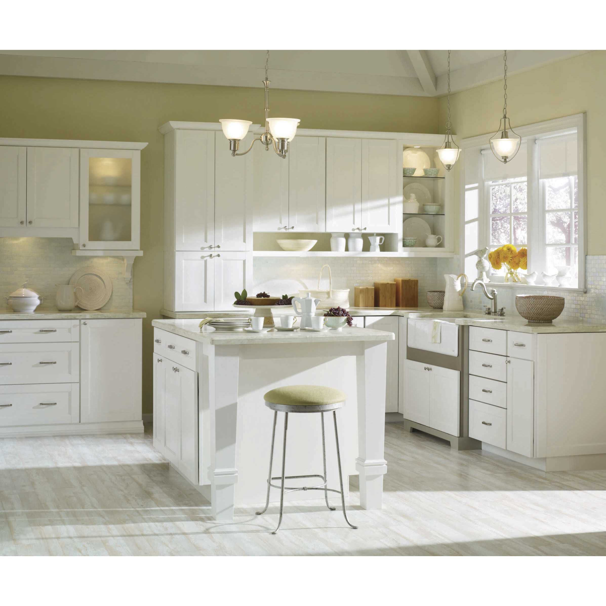 Madison 1 Light 9.5 inch Brushed Nickel Foyer Pendant Ceiling Light