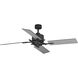 Bedwin 56 inch Graphite with Grey Weathered Wood Blades Ceiling Fan