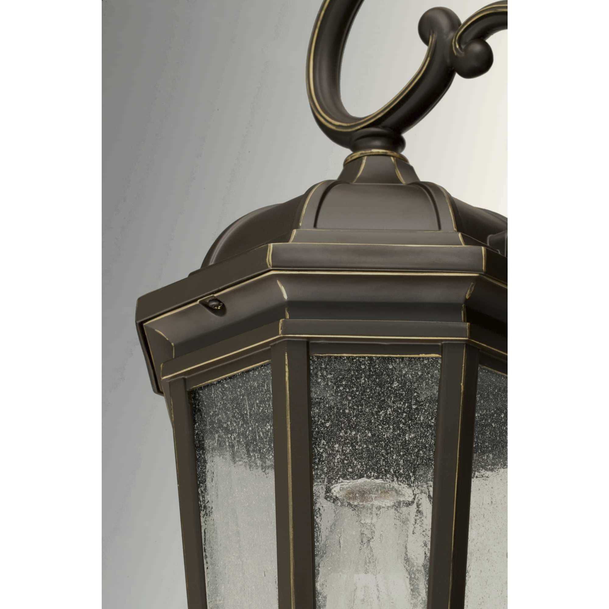 Verdae 3 Light 31 inch Antique Bronze Outdoor Wall Lantern, Large, Design Series