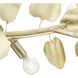 Laurel 7 Light 50.5 inch Gilded Silver Linear Chandelier Ceiling Light, Design Series