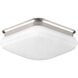 Led Square LED 9.5 inch Brushed Nickel Flush Mount Ceiling Light