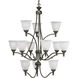 Renovations 12 Light 33 inch Forged Bronze Chandelier Ceiling Light