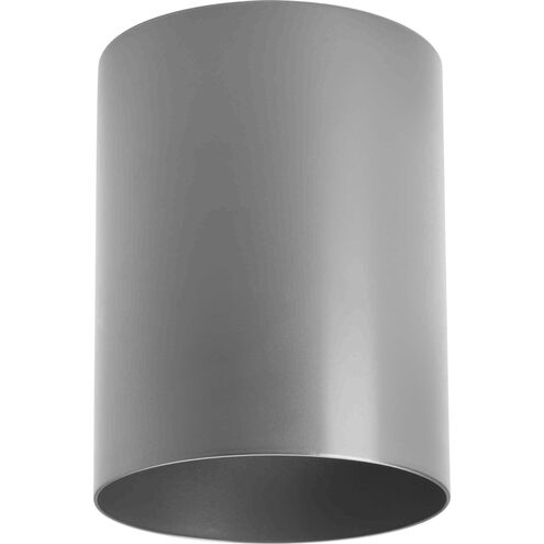 Cylinder LED 5 inch Metallic Gray Outdoor Flush Mount Cylinder in Metallic Grey, LED Lamping, Progress LED