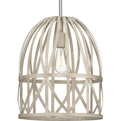 Chastain 1 Light 14 inch Bleached Oak Pendant Ceiling Light