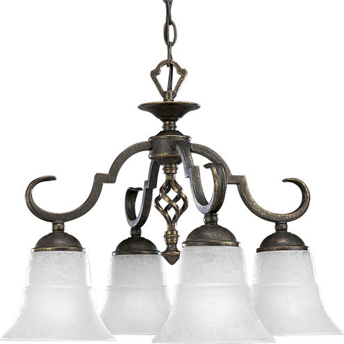 Melbourne 4 Light 20 inch Espresso Chandelier Ceiling Light