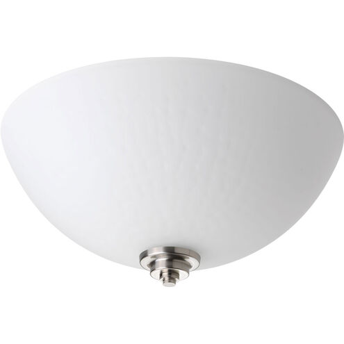 Legend 2 Light 14 inch Brushed Nickel Flush Mount Ceiling Light