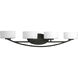 Calven 4 Light 34 inch Forged Black Bath Vanity Wall Light
