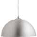 Dome LED LED 10 inch Satin Aluminum Pendant Ceiling Light, Progress LED
