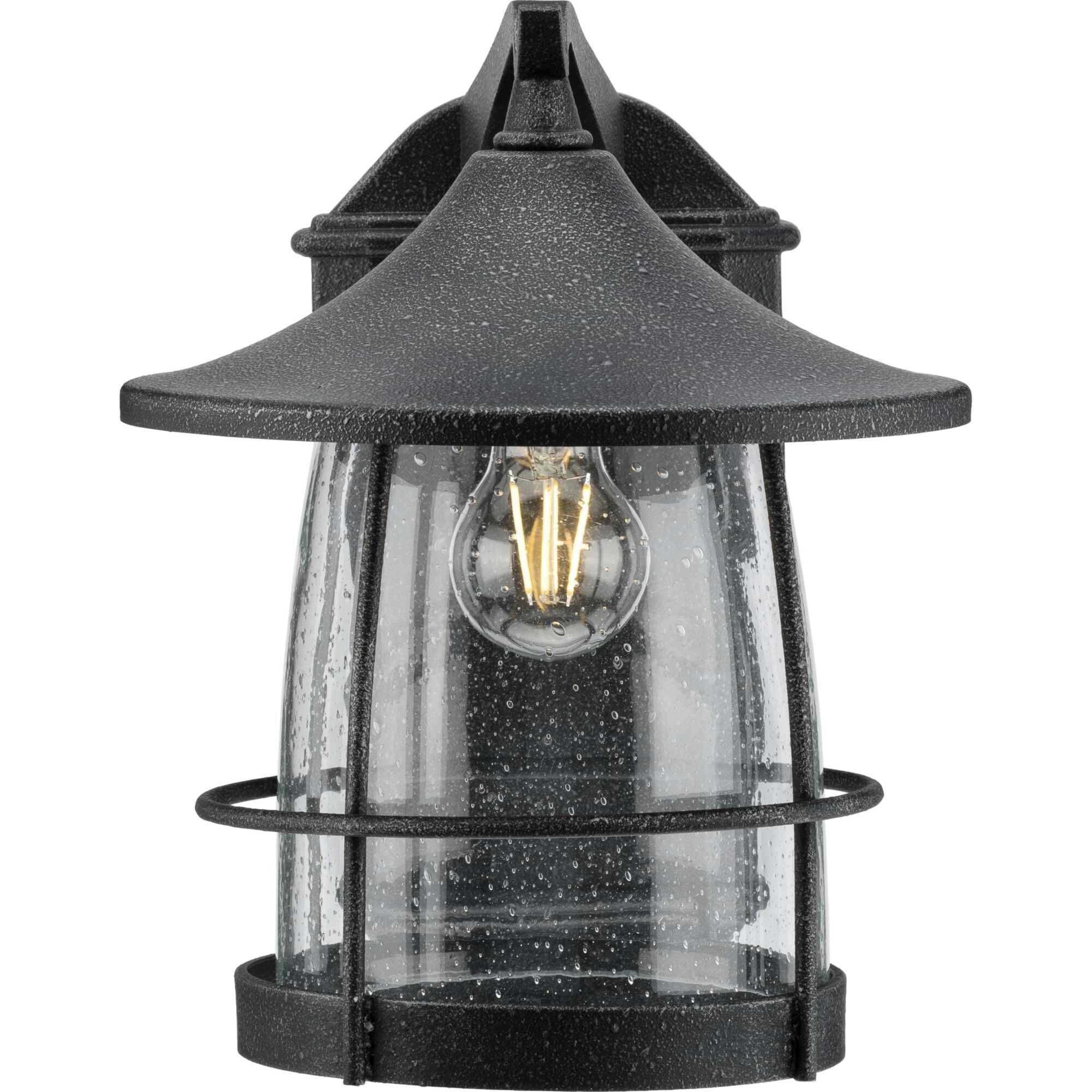 Prairie 1 Light 14 inch Gilded Iron Outdoor Wall Lantern, Large
