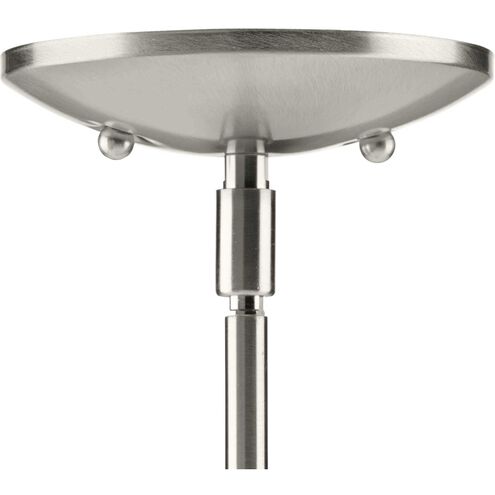 Torino 1 Light 8 inch Brushed Nickel Mini-Pendant Ceiling Light in Etched