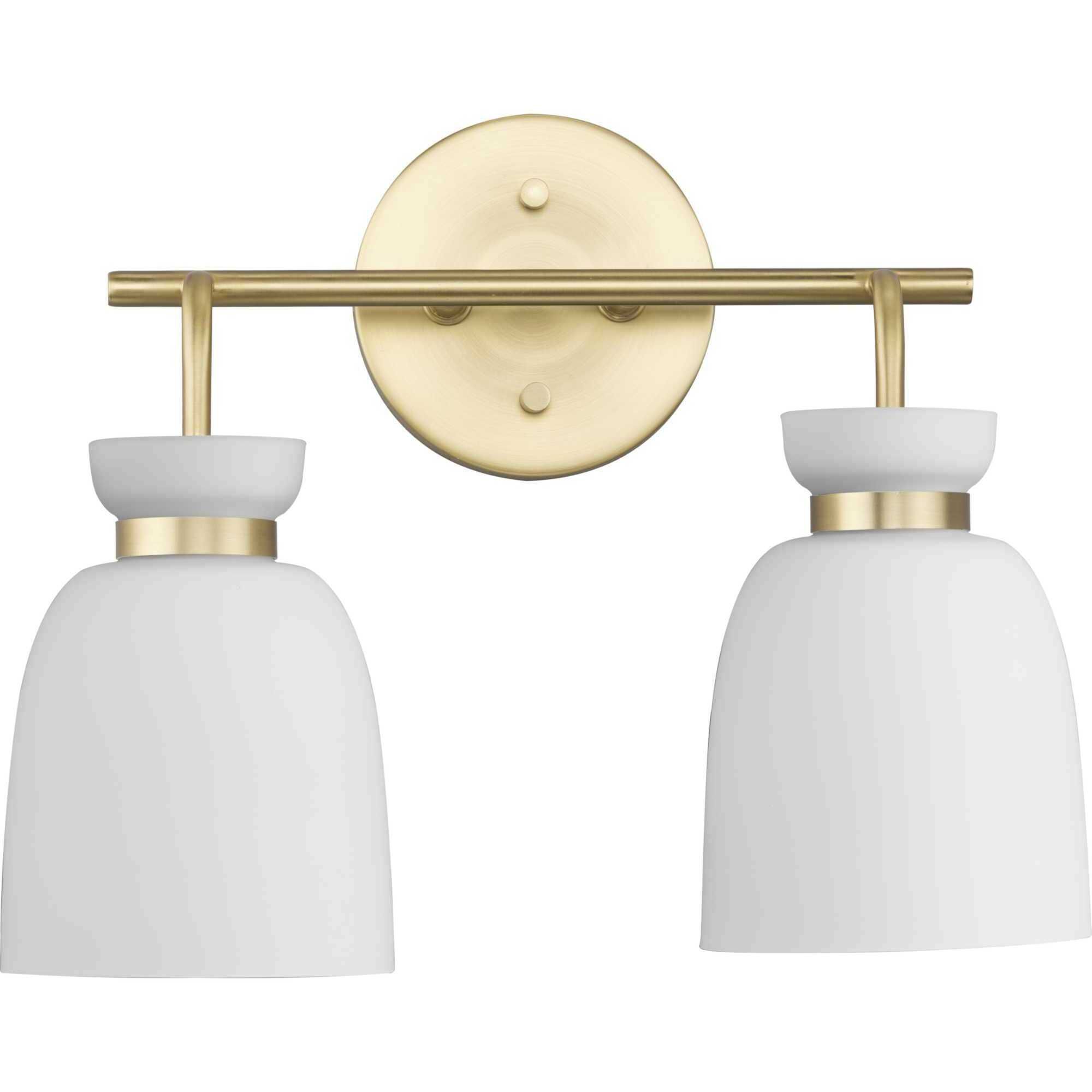 Lexie 2 Light 14 inch Brushed Gold Bathroom Vanity Light Wall Light