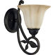 Le Jardin 1 Light 7 inch Espresso Wall Bracket Wall Light
