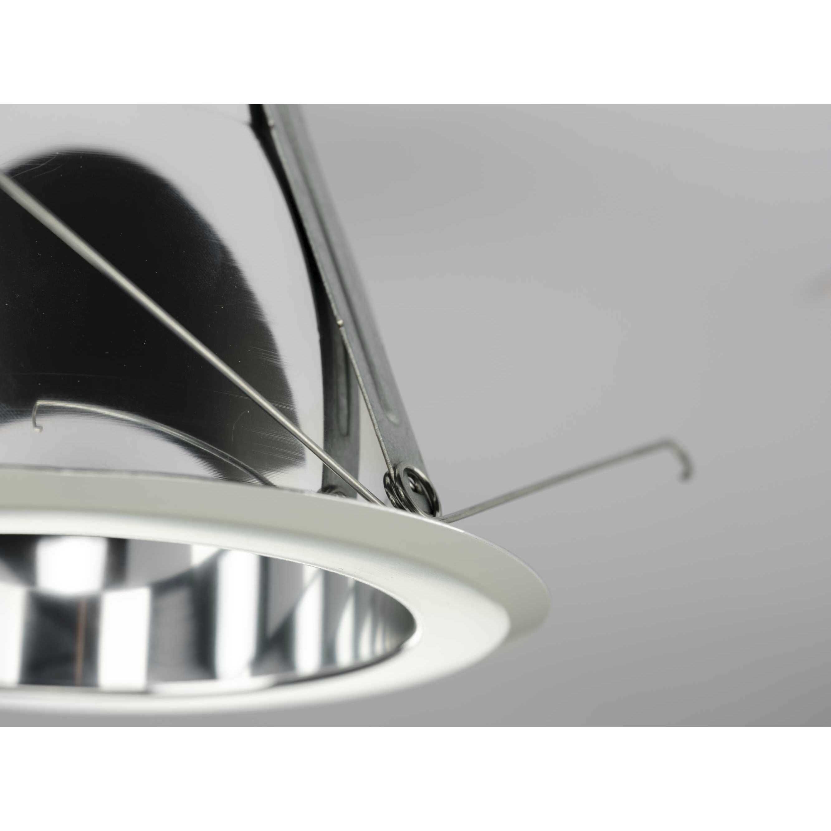 Recessed Lighting Clear Alzak Recessed Deep Cone Reflector Trim in Specular Clear, for 5in Housing P851-ICAT