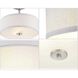 Inspire 2 Light 13 inch Brushed Nickel Semi-Flush Mount Ceiling Light