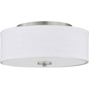 Inspire LED LED 13 inch Brushed Nickel Flush Mount Ceiling Light, Progress LED