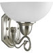 Pavilion 1 Light 9 inch Brushed Nickel Bath Vanity Wall Light