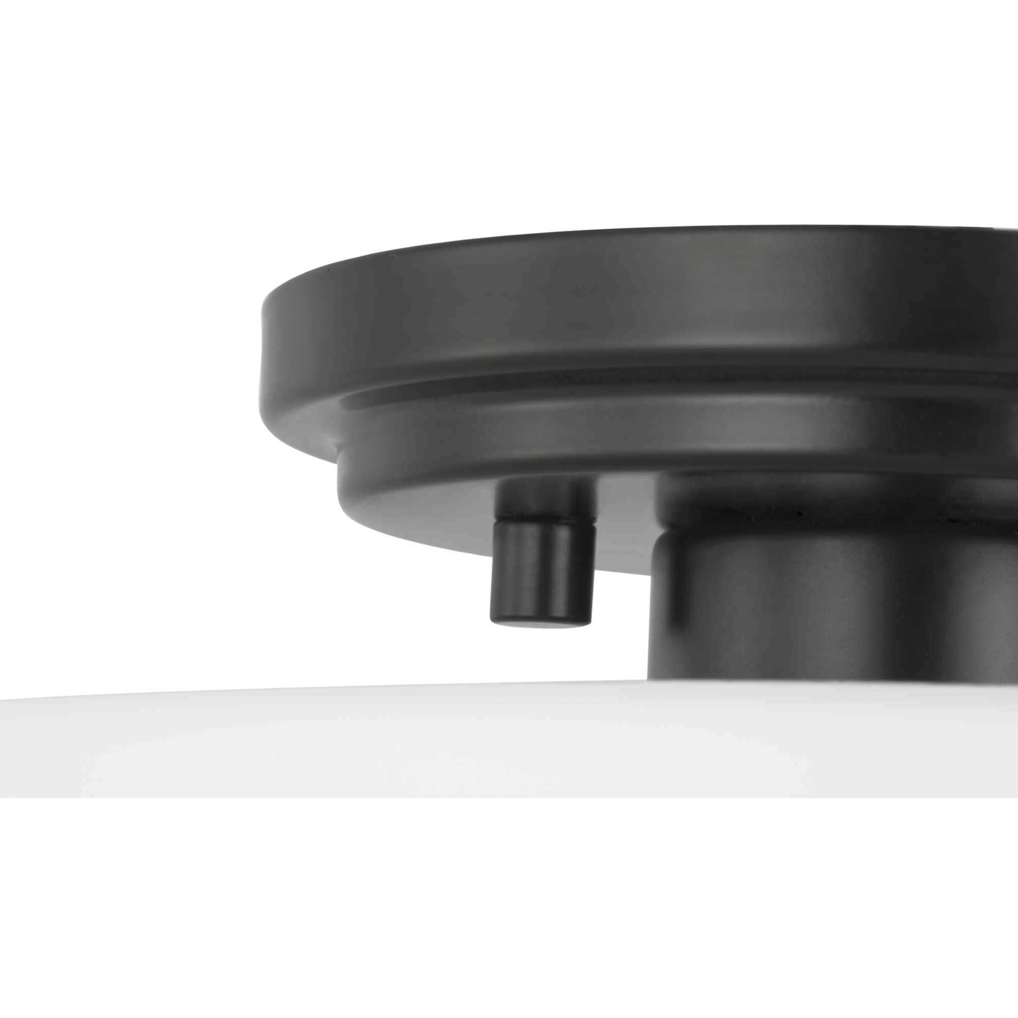 Adley 1 Light 8.62 inch Matte Black Flush Mount Ceiling Light