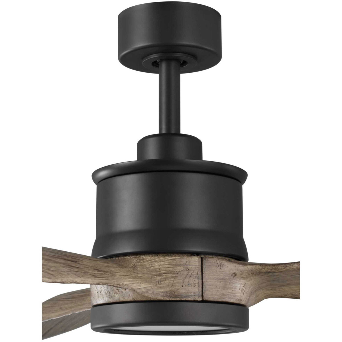 Farris 60 inch Graphite with Driftwood Blades Ceiling Fan, Progress LED