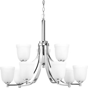 Topsail 9 Light 30 inch Polished Chrome Chandelier Ceiling Light
