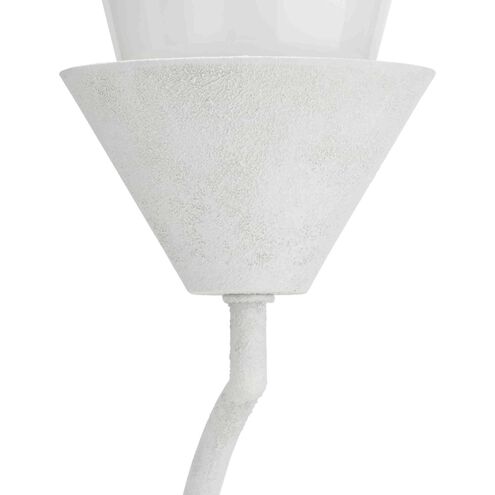 Pinellas 1 Light 5.12 inch White Plaster Wall Bracket Wall Light, Design Series