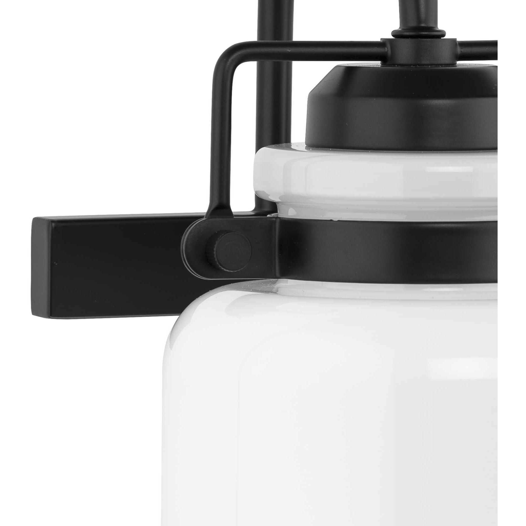 Fessler 3 Light 21.12 inch Matte Black Bath Light Wall Light