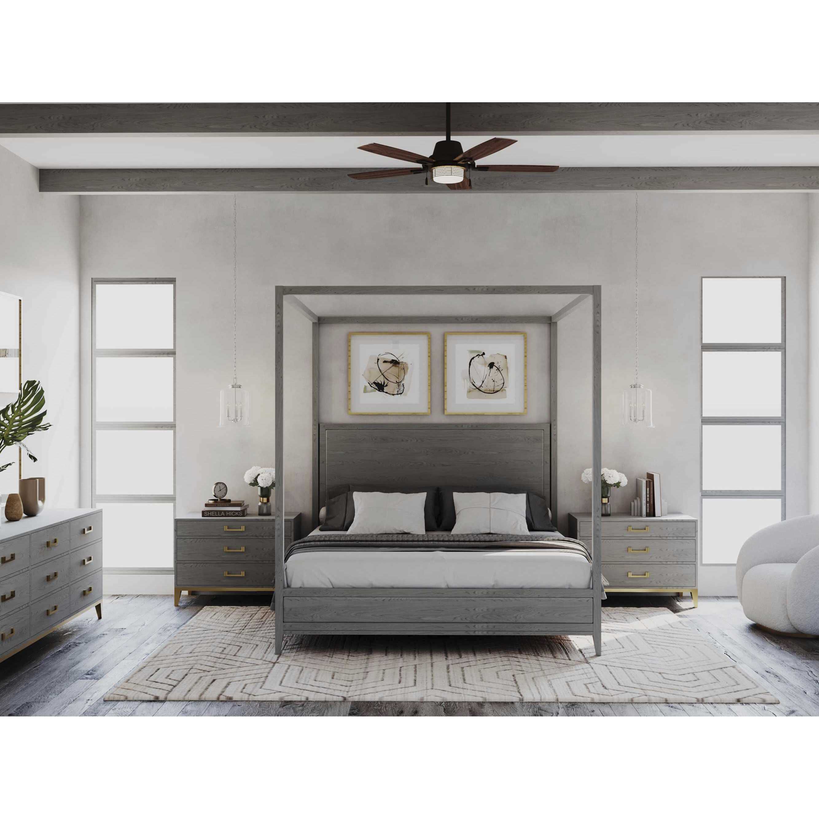 Winslett 3 Light Brushed Nickel Pendant Ceiling Light 