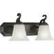 Melbourne 2 Light 18 inch Espresso Bath Vanity Wall Light