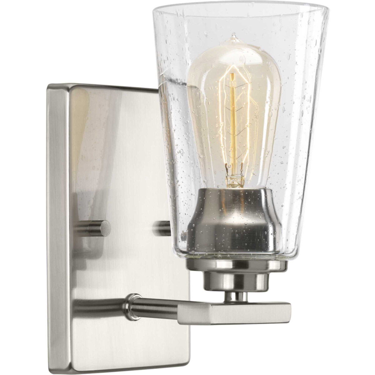 Debut 1 Light 5 inch Brushed Nickel Bath Vanity Wall Light, Design Series