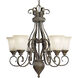 Maison Orleans 6 Light 25 inch Fieldstone Chandelier Ceiling Light