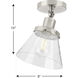 Hinton 1 Light 8 inch Brushed Nickel Flush Mount Ceiling Light