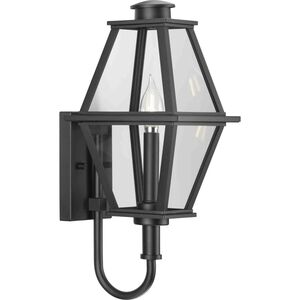 Bradshaw 1 Light 18.12 inch Textured Black Outdoor Wall Lantern, Design Series