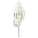 Non-Metallic 1 Light 21 inch White Outdoor Wall Lantern