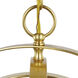 Equinox 4 Light 16 inch Satin Brass Pendant Ceiling Light