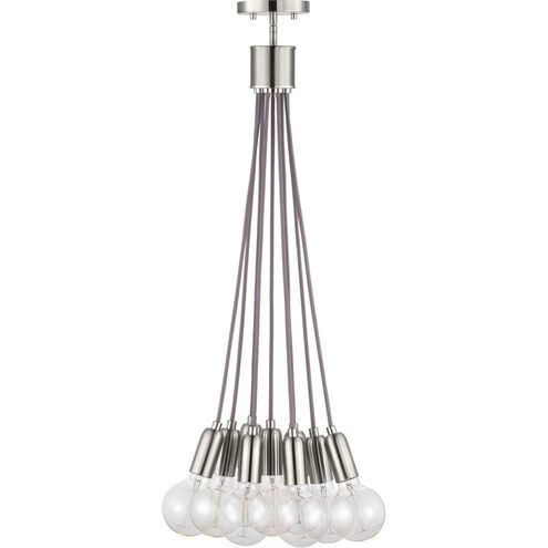 Cirro 9 Light 6.25 inch Brushed Nickel Pendant Ceiling Light