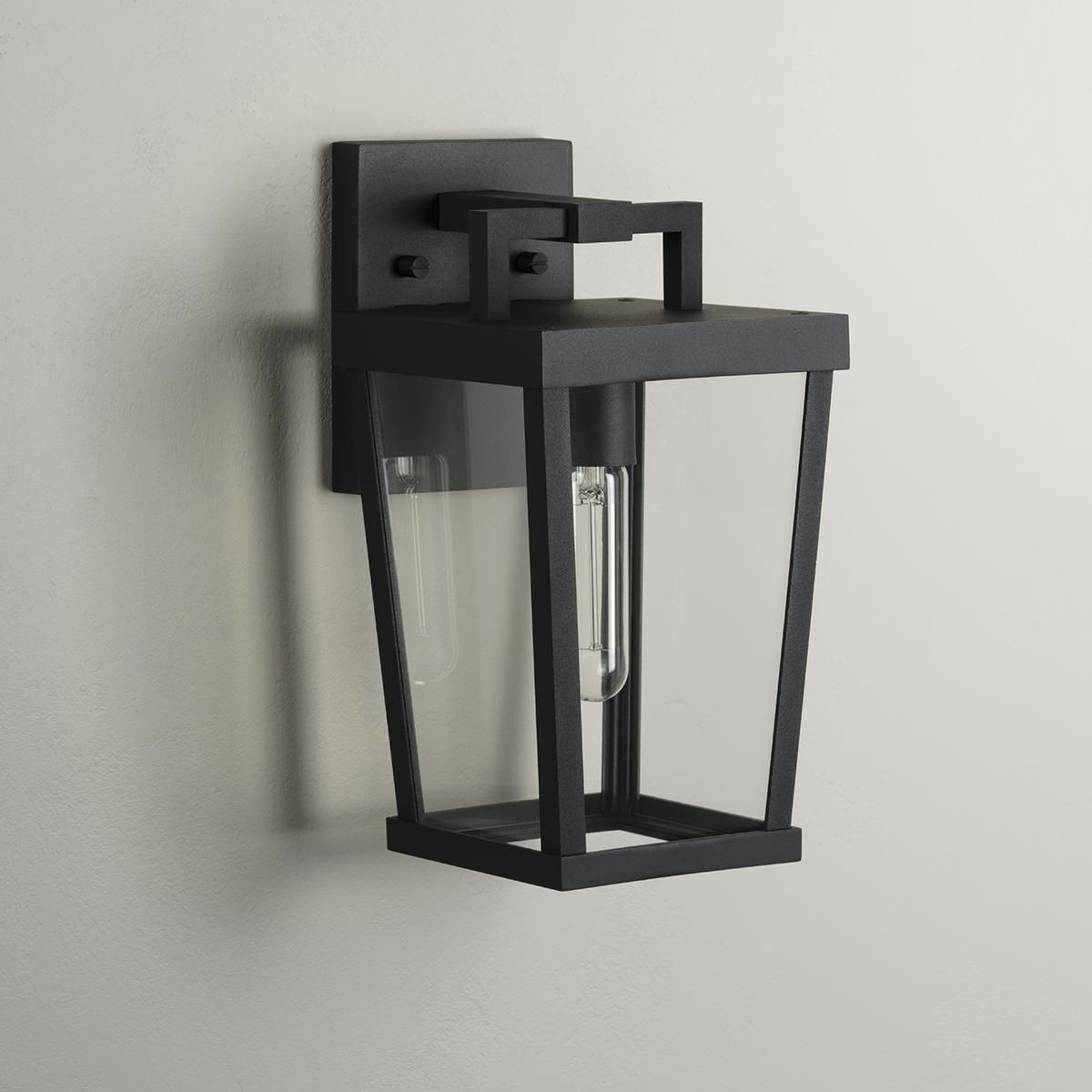 Tryon 1 Light 12.62 inch Black Outdoor Wall Lantern