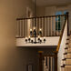 Replay 9 Light 25 inch Black Chandelier Ceiling Light