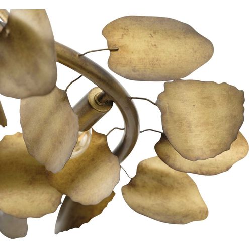 Laurel 6 Light 28 inch Gold Ombre Semi-Flush Mount Ceiling Light, Design Series