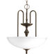Revive 3 Light 18 inch Antique Bronze Foyer Pendant Ceiling Light