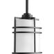 Format 1 Light 6 inch Black Outdoor Hanging Lantern